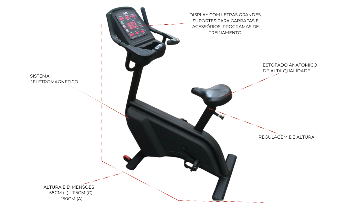 Bicicleta Vertical - A-2000