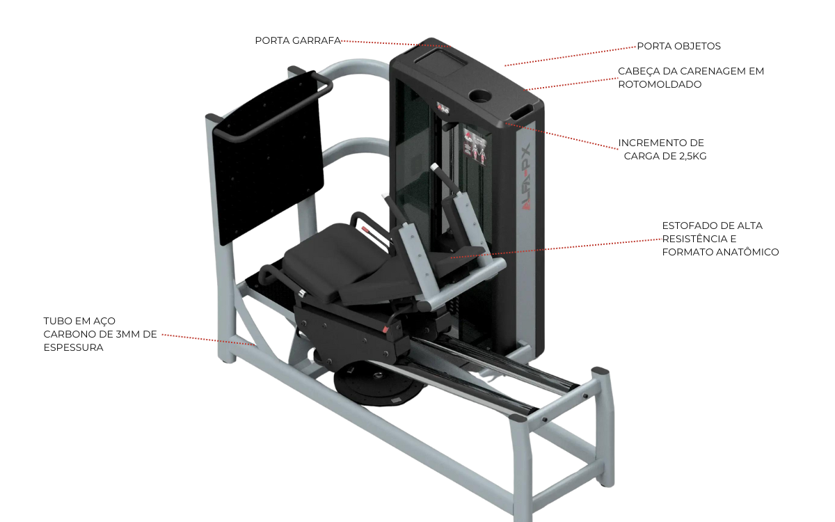 Leg Press Regulável