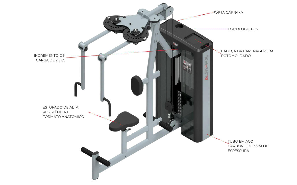 Peitoral Dorsal Crucifíxo